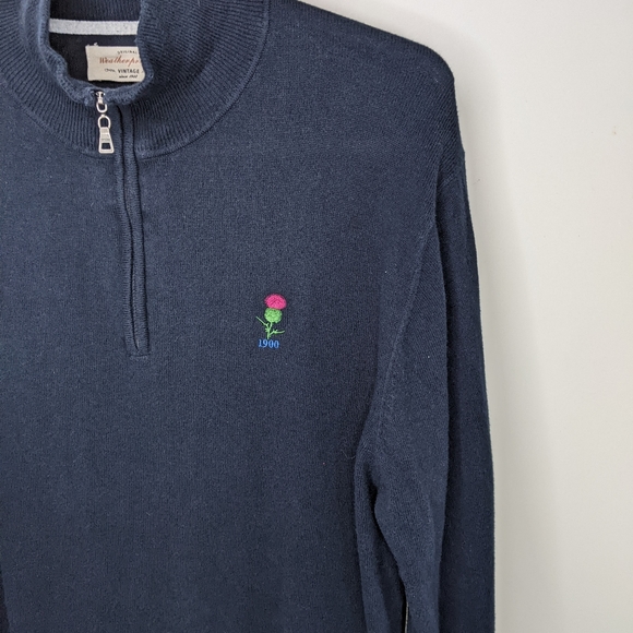 Scottish Thistle Sweater Cotton Cashmere - Picture 8 of 11